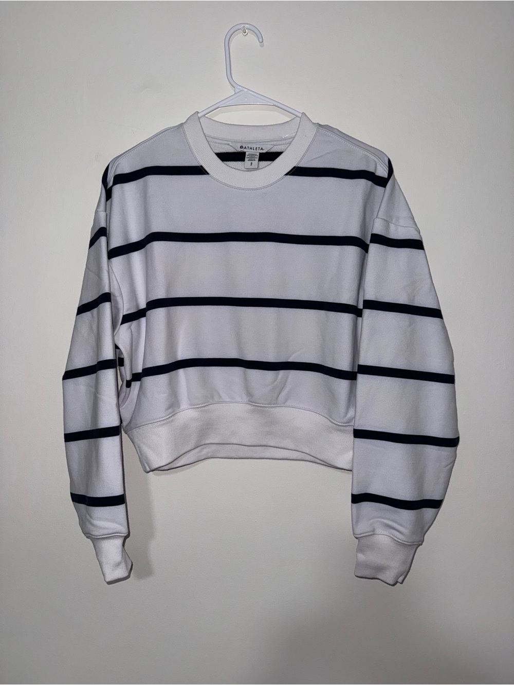 Athleta Cropped Crewneck Sweater